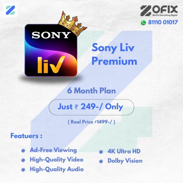 Sony LIV Premium - 6 Month